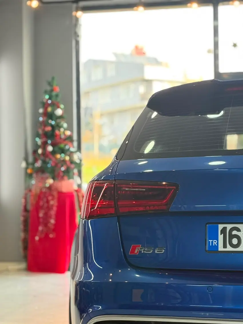 Audi RS6 mavi seramik kaplama Bursa BRK Garage